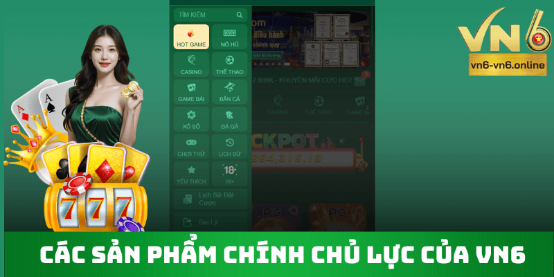 Các sản phẩm chính chủ lực của vn6