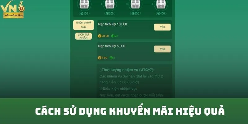 Cách sử dụng khuyến mãi hiệu quả